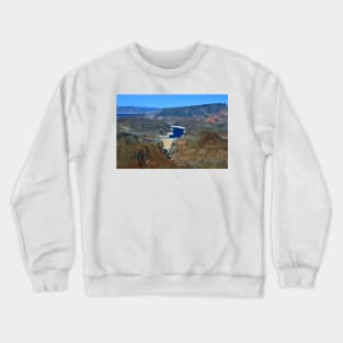 Hoover Dam Pat Tillman Bridge Arizona Nevada America Crewneck Sweatshirt